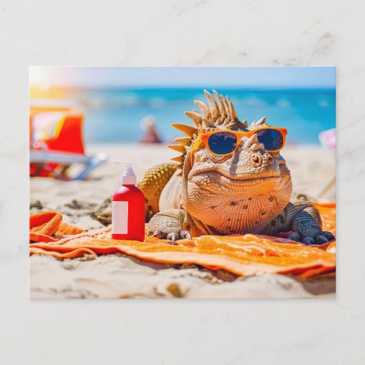 ディノサンバッシングオンビーチ シーズンポストカード (正面)