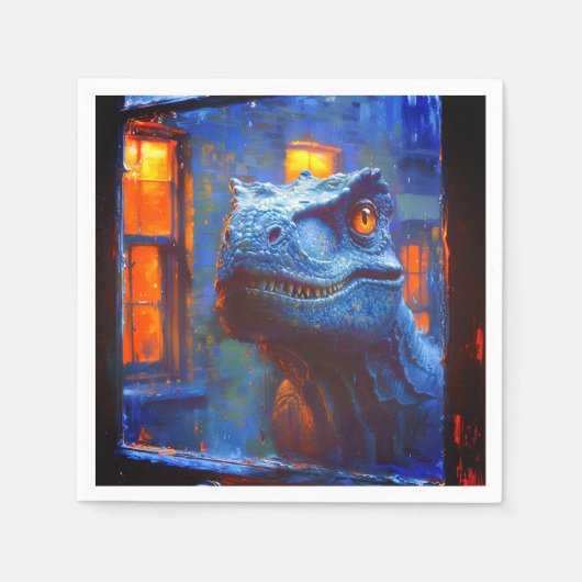 ディノサール スタンダードカクテルナプキン (正面)