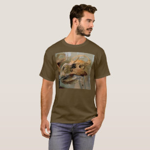 ディノスカル油絵画 Tシャツ