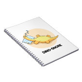 ディノスノア 面白い恐竜の睡眠パン ノートブック (右側)