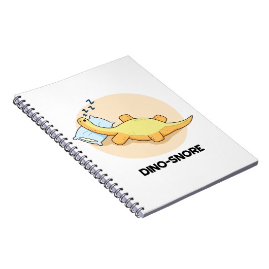 ディノスノア 面白い恐竜の睡眠パン ノートブック (右側)
