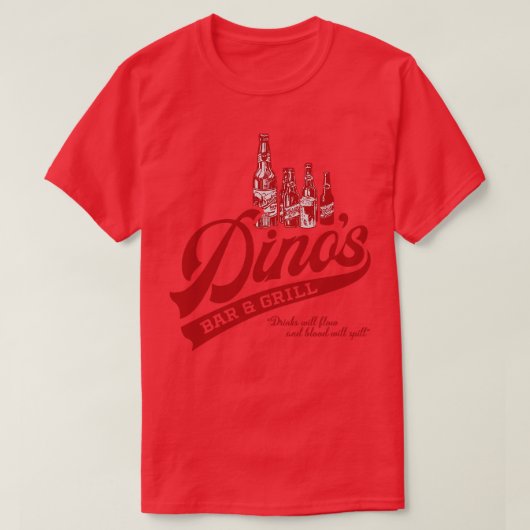 ディノスバー&グリル Tシャツ (デザイン正面)