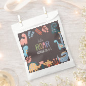 ディノスレッツローア子供の誕生日 フェイバーバッグ (クリップ留めされた状態)