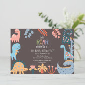 ディノスレッツローア子供の誕生日 招待状 (スタンド正面)