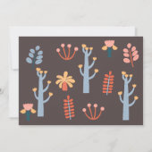 ディノスレッツローア子供の誕生日 招待状 (裏面)