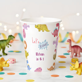 ディノスレッツローア子供の誕生日 紙コップ