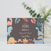 ディノスレッツローラーキッズハッピーバースデー カード (スタンド正面)