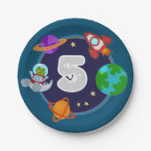 ディノス宇宙プレート ペーパープレート (正面)