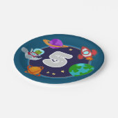 ディノス宇宙プレート ペーパープレート (アングル)