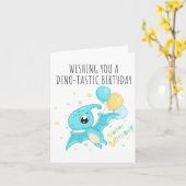 ディノタスティックパンズ誕生日カード カード (黄色い花)