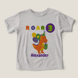 ディノタスティック誕生日パーティーボーイ幼児Tシャツ