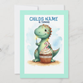 ディノターニング2誕生日 招待状