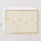 ディノダウル誕生日招待状ディノトレックス招待状 招待状 (裏面)