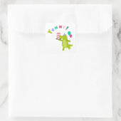 ディノダニのパーティーでおもしろいに轟音！ スクエアシール (バッグ)