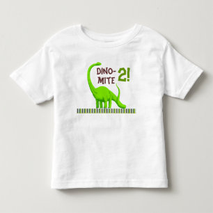 ディノダニ誕生日のTシャツ トドラーTシャツ