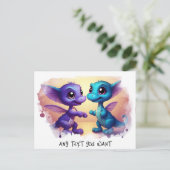 *~*ディノダンスAP48フォト招待状ドラゴンポストカード ポストカード (スタンド正面)