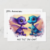 *~*ディノダンスAP48フォト招待状ドラゴンポストカード ポストカード (正面/裏面)