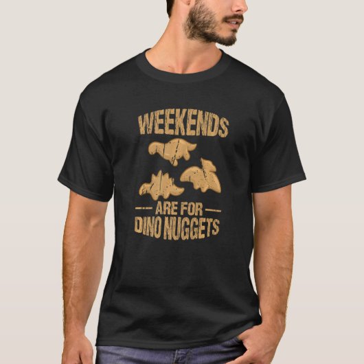 ディノチキンナゲット恐竜ナグベギー Tシャツ (正面)