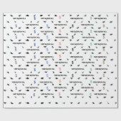 ディノテーマ子供へ誕生会 ラッピングペーパー (フラット)