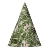 ディノディググリーン パーティーハット (左)