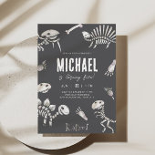 ディノディグテーマ誕生日 招待状