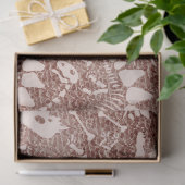 ディノディグディノボーンズブラウン 薄葉紙 (ギフト)