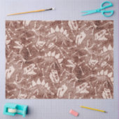 ディノディグディノボーンズブラウン 薄葉紙 (クラフト)