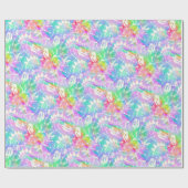 ディノディグレインボー ラッピングペーパー (フラット)