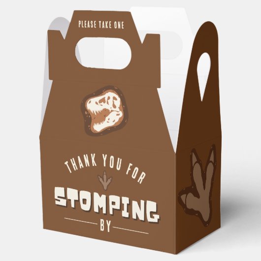 ディノディグ恐竜の発掘誕生日ビーフボックス フェイバーボックス (オープン)