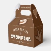 ディノディグ恐竜の発掘誕生日ビーフボックス フェイバーボックス (正面サイド)