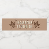 ディノディグ掘削ハイドレート誕生日パーティー ペットボトルラベル (シングルラベル)