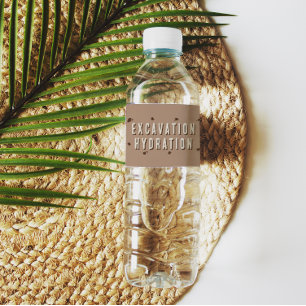 ディノディグ掘削ハイドレート誕生日パーティー ペットボトルラベル