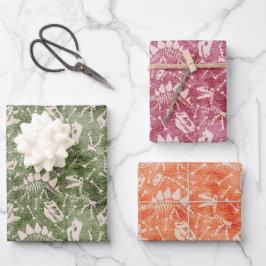 ディノディグ数々のカラー ラッピングペーパーシート