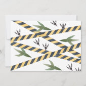 ディノディッガーズ2nd誕生日招待状 招待状 (裏面)