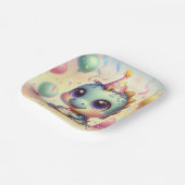 ディノデライト紙プレート ペーパープレート (傾斜あり)