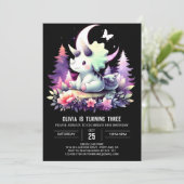 ディノトリケラモダントプス誕生日 招待状 (スタンド正面)