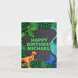 ディノトレックスジュラシックボーイダノーズ誕生日 カード