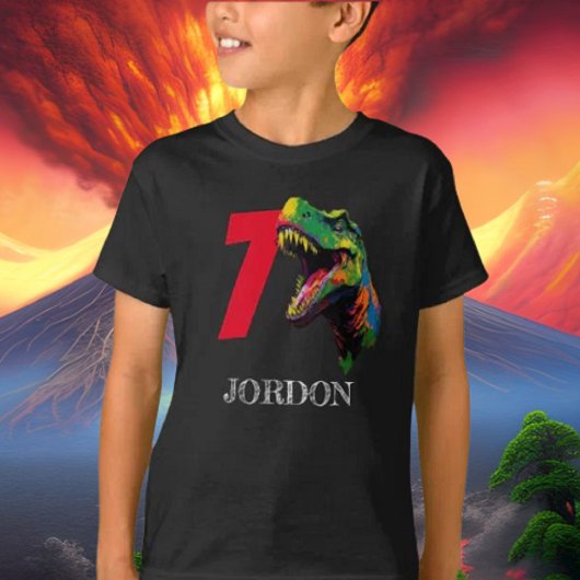 ディノハッピーセブン誕生日 Tシャツ