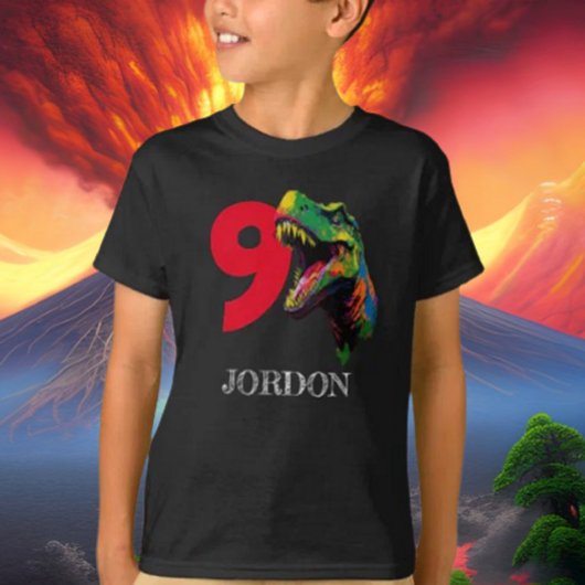 ディノハッピー九誕生日 Tシャツ