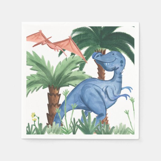 ディノバディI スタンダードカクテルナプキン (正面)