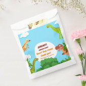 ディノバースデーパーティーの好意バッグ フェイバーバッグ (封をした状態)