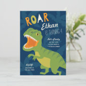 ディノバースデーパーティー招待状 招待状 (スタンド正面)