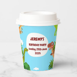 ディノバースデーパーティー紙カップ 紙コップ