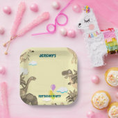 ディノバースデーパーティー紙プレート ペーパープレート (パーティー)