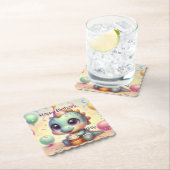 ディノパーソナライズされたデライト紙コースター ペーパーコースター (インサイチュ)