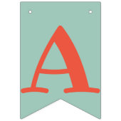 ディノパーティーかわいい恐竜の誕生日パーティー バンティングフラッグ (第3の旗)