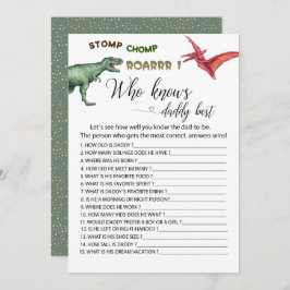 ディノパーティーストンプはパパを知っているゴロゴロのゲーム 招待状
