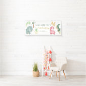 ディノパーティーディノダニ誕生日ウェルカム 横断幕 (インサイチュ)