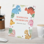 ディノパーティー恐竜の誕生日パーティーのお願い 台座サイン (インサイチュ)