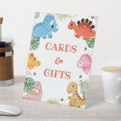 ディノパーティー恐竜の誕生日パーティーカード&ギフト 台座サイン (インサイチュ)